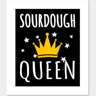 Cute Sourdough Queen For Women Girls Posters and Art